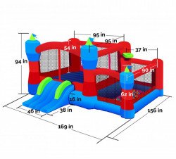 sidekick castle bouncer 8 red 1 1670339786 Château Sidekick